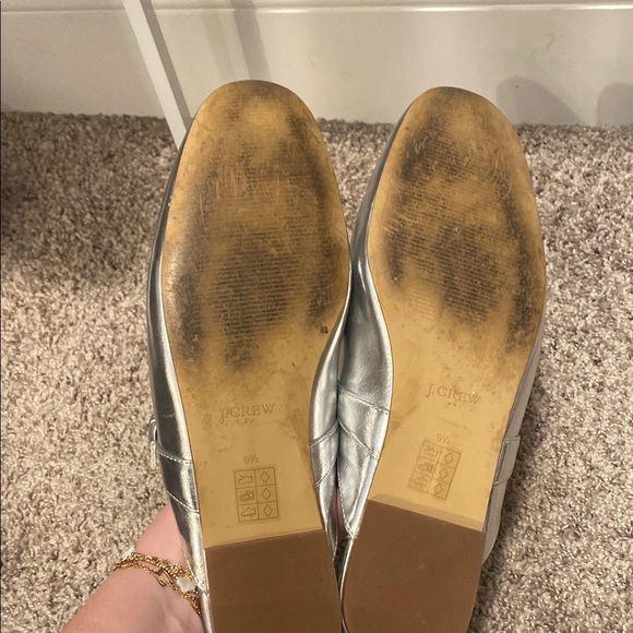 J. Crew Women's Silver Slip-On Shoes - Picture 4 of 8